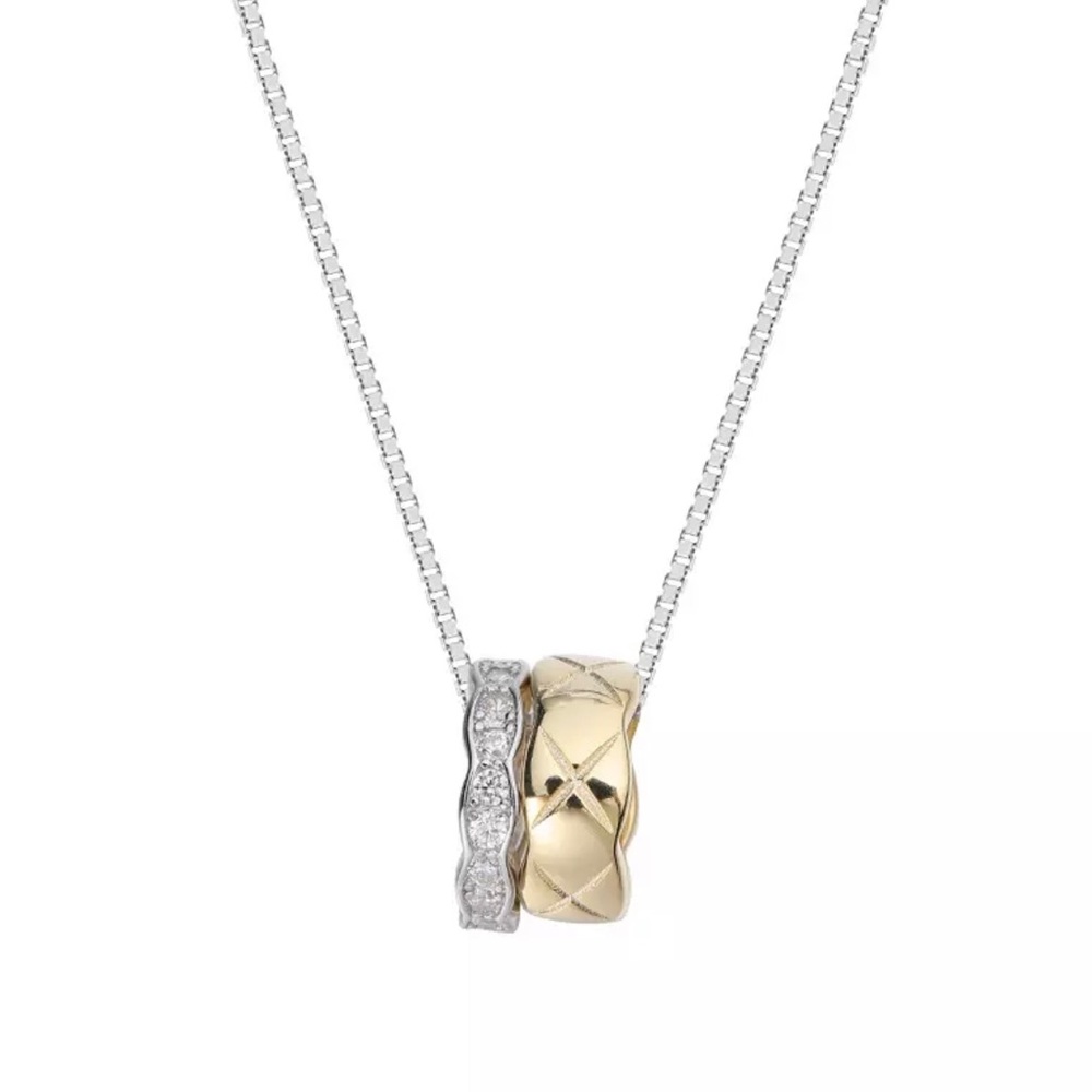 ✨✨Double Ring Necklace ✨✨✨ - Picture 4 of 5